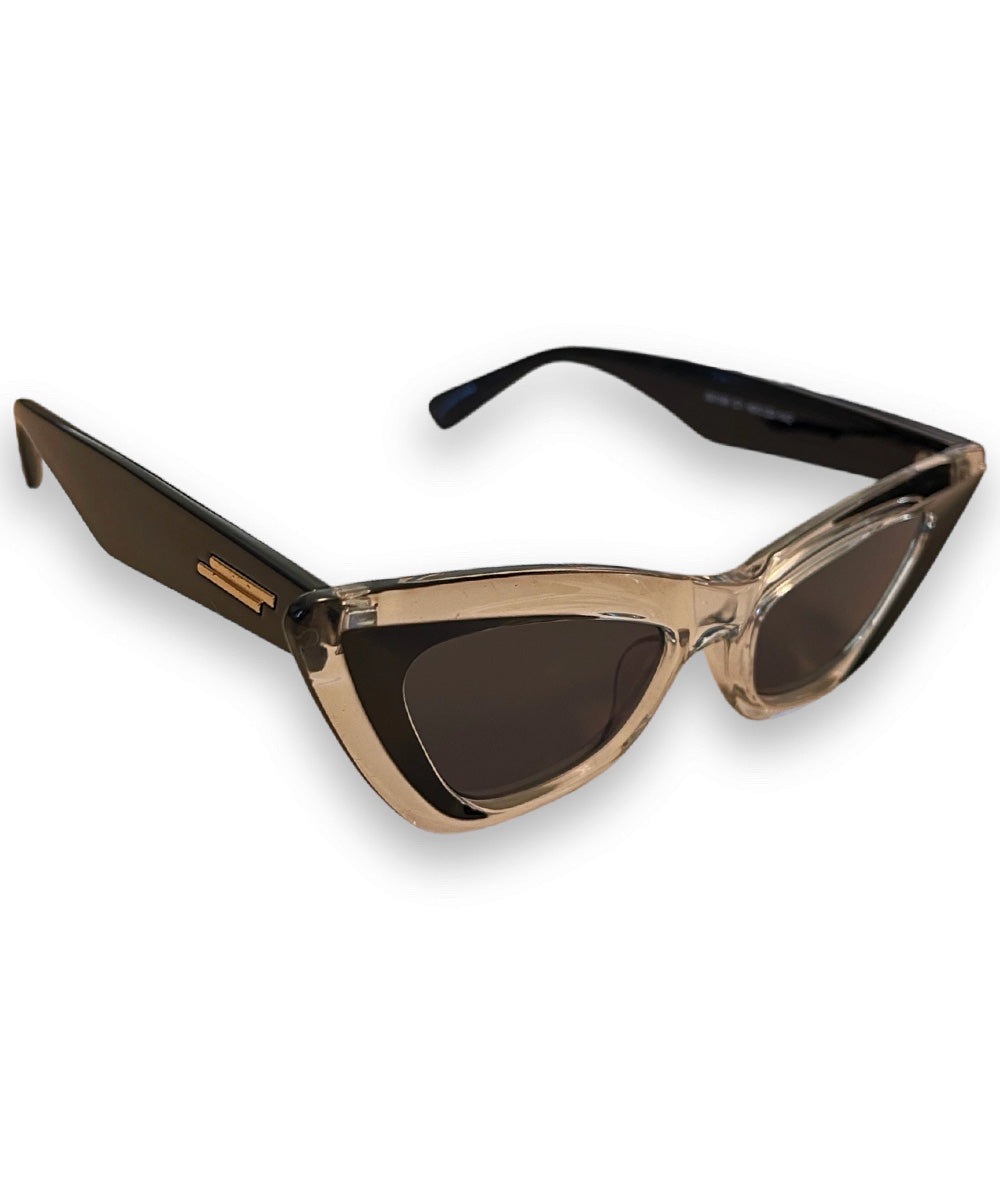 Vintage 50s Style Black & Tan Veronica Sunglasses