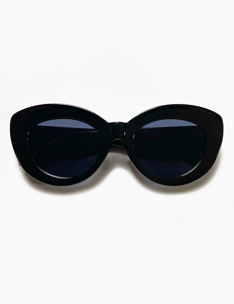 Thick black sunglasses cheap