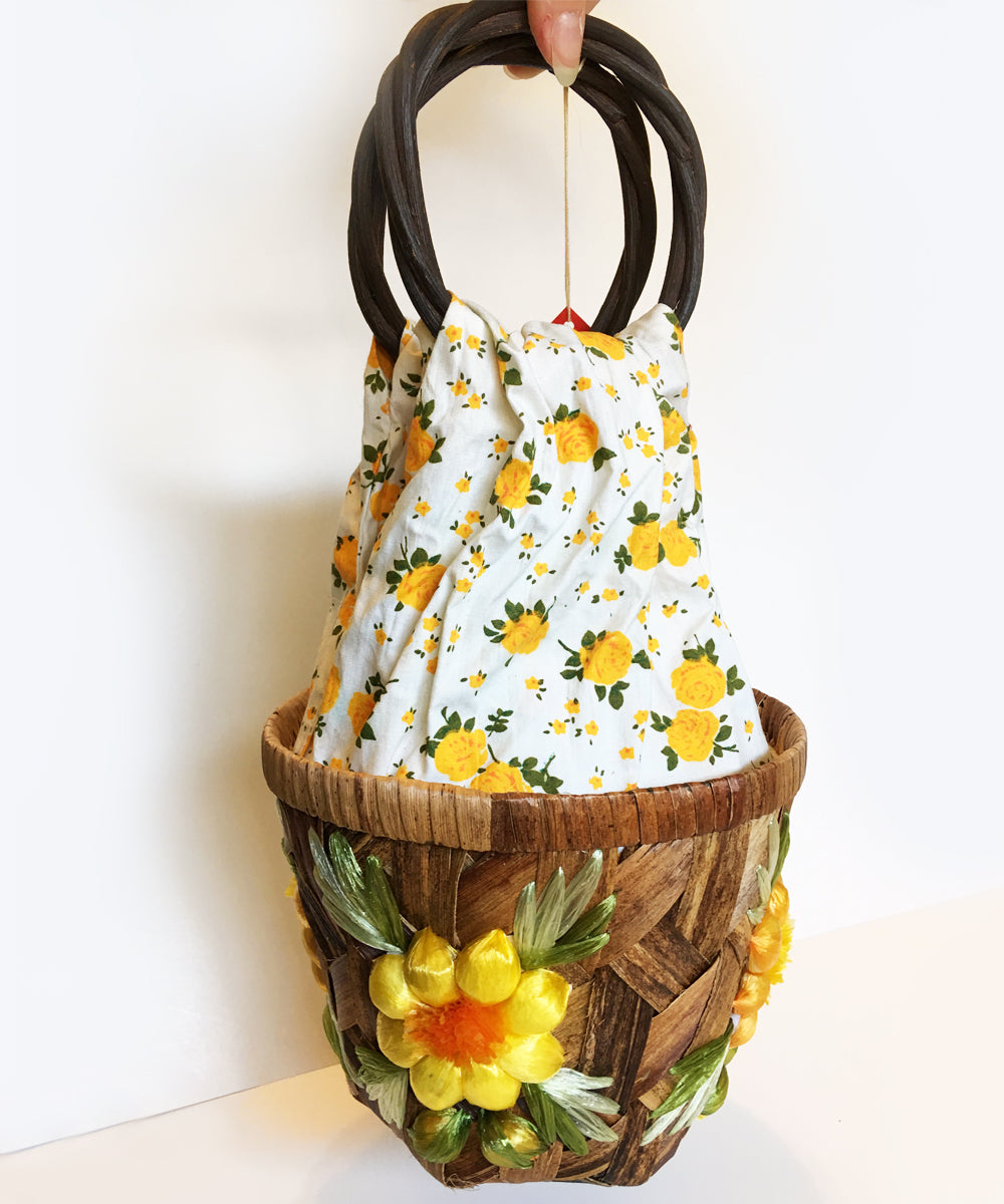 Vintage 1960s Deadstock Rimco of California Rattan Purse
