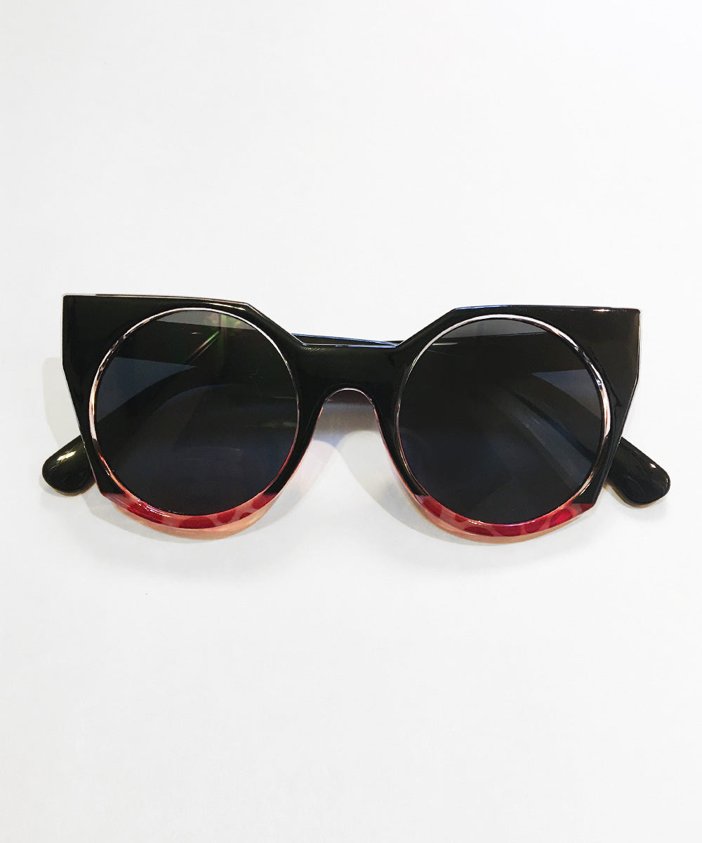 Blackberry 1960s Inspired Geometric Sunglasses