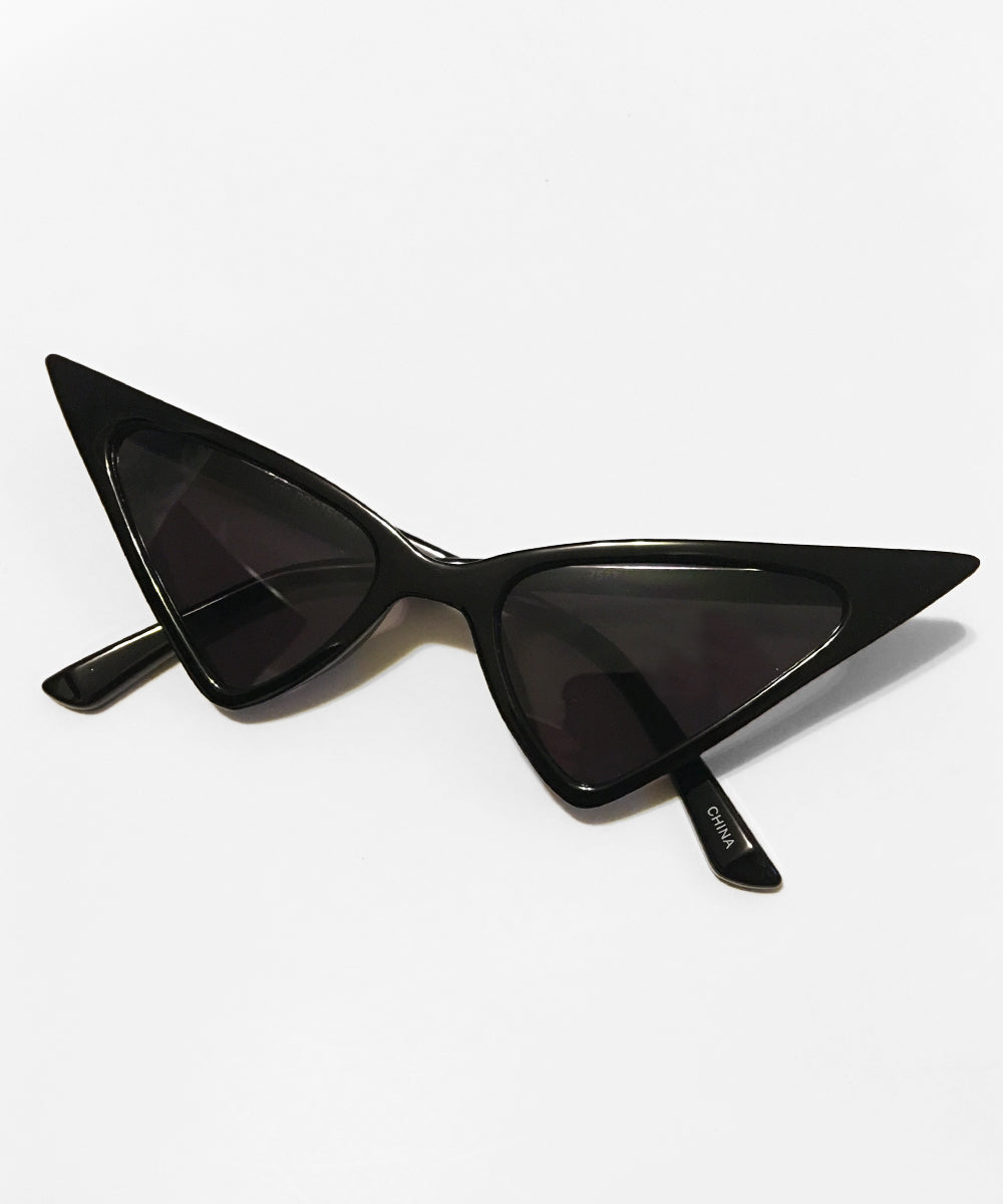 Vintage Triangle High Pointed Cat Eye Sunglasses