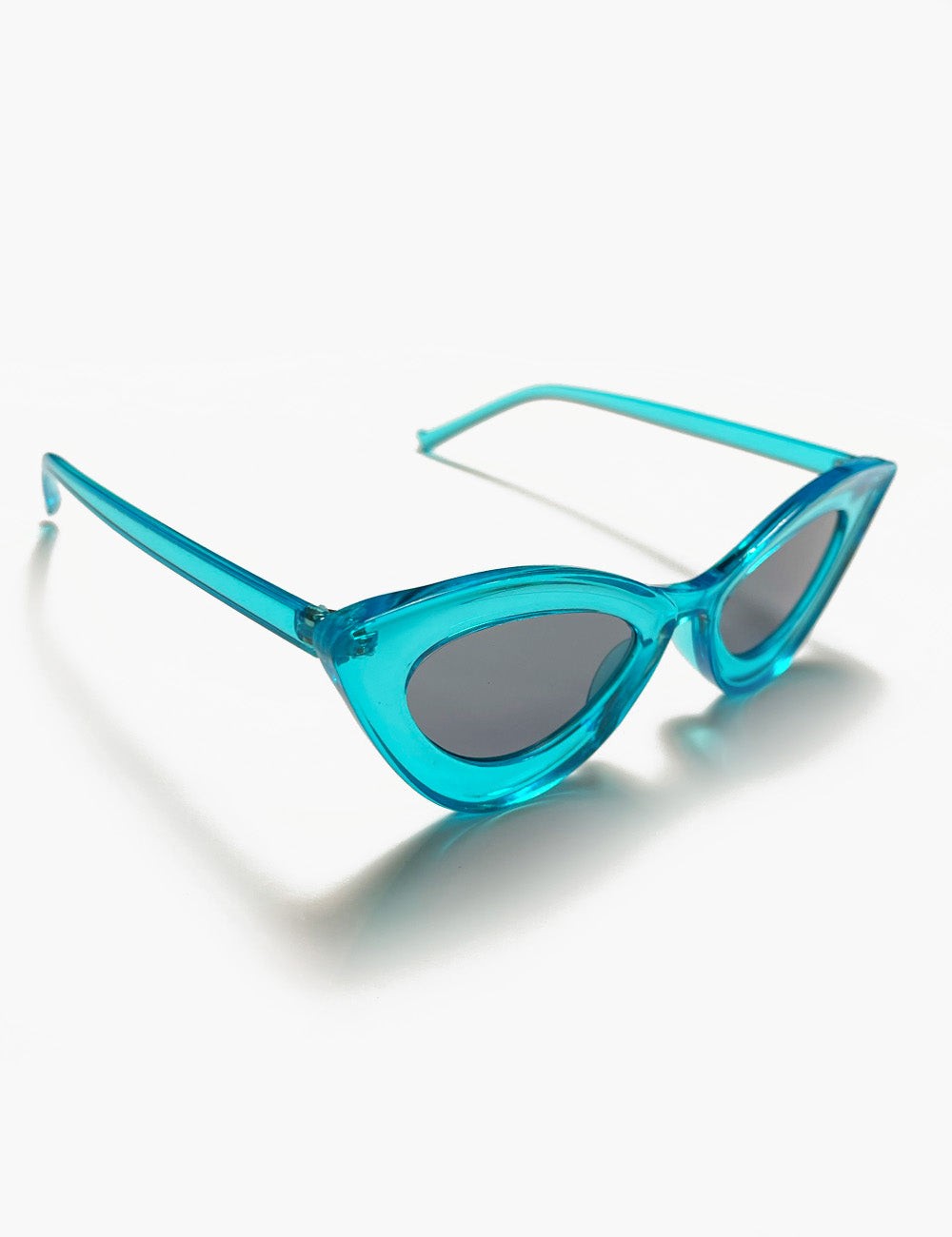 Electric Blue Funky 50s Cat Eye Retro Sunglasses